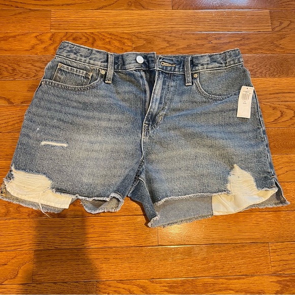 Old Navy Other - OLD NAVY High Waisted Cotton Denim Exposed Pocket Jean Shorts for Girls-16P -NWT